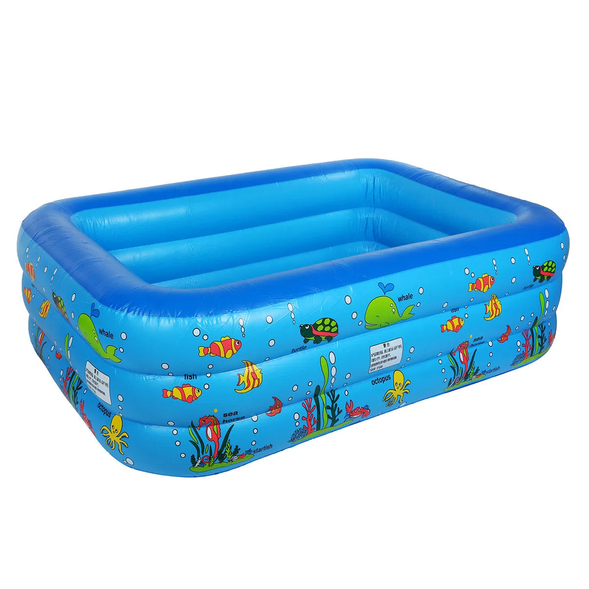110/150/200/210cm Inflatable Swimming Pool Adults Kids Summer Outdoor Garden Backyard Indoor Bathing Tub Pool