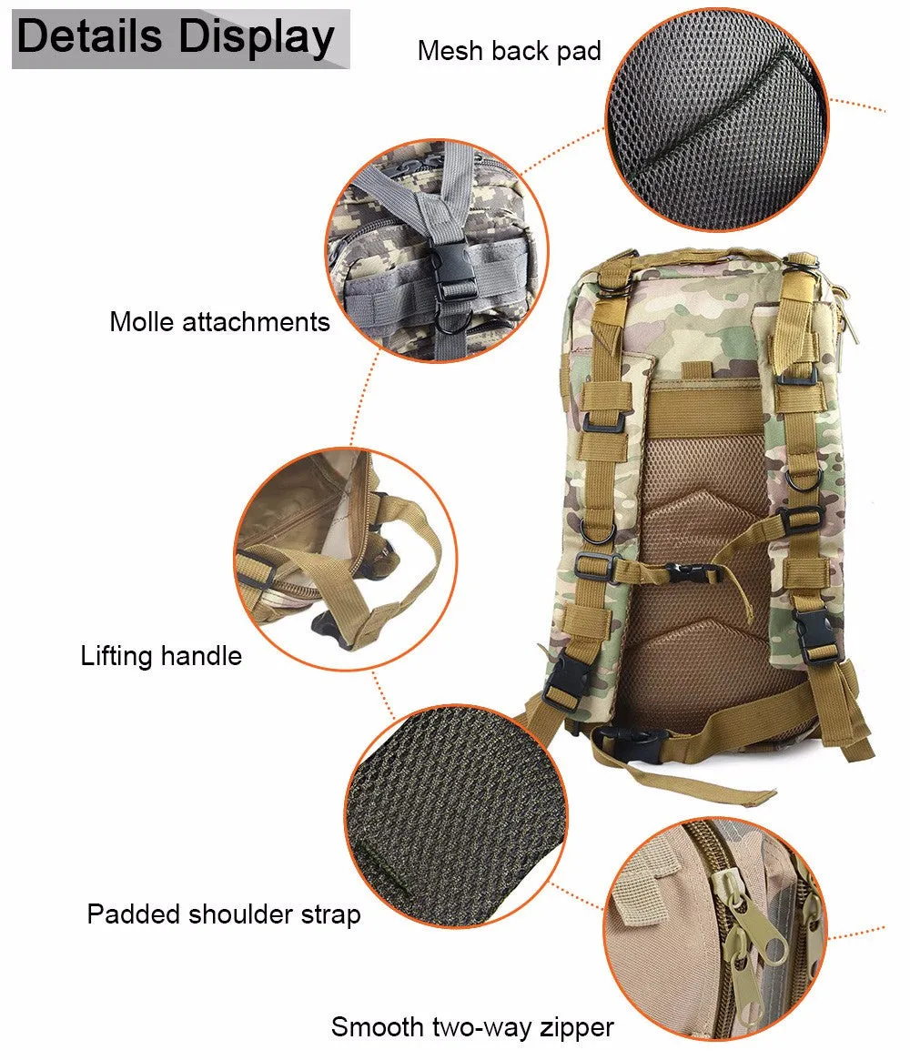 3P Tactical Backpack Military