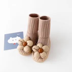 Angelodini™ Fine Cotton Jacquard Long Tube Non-Slip Socks