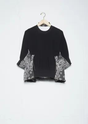 Bandana Print Pullover