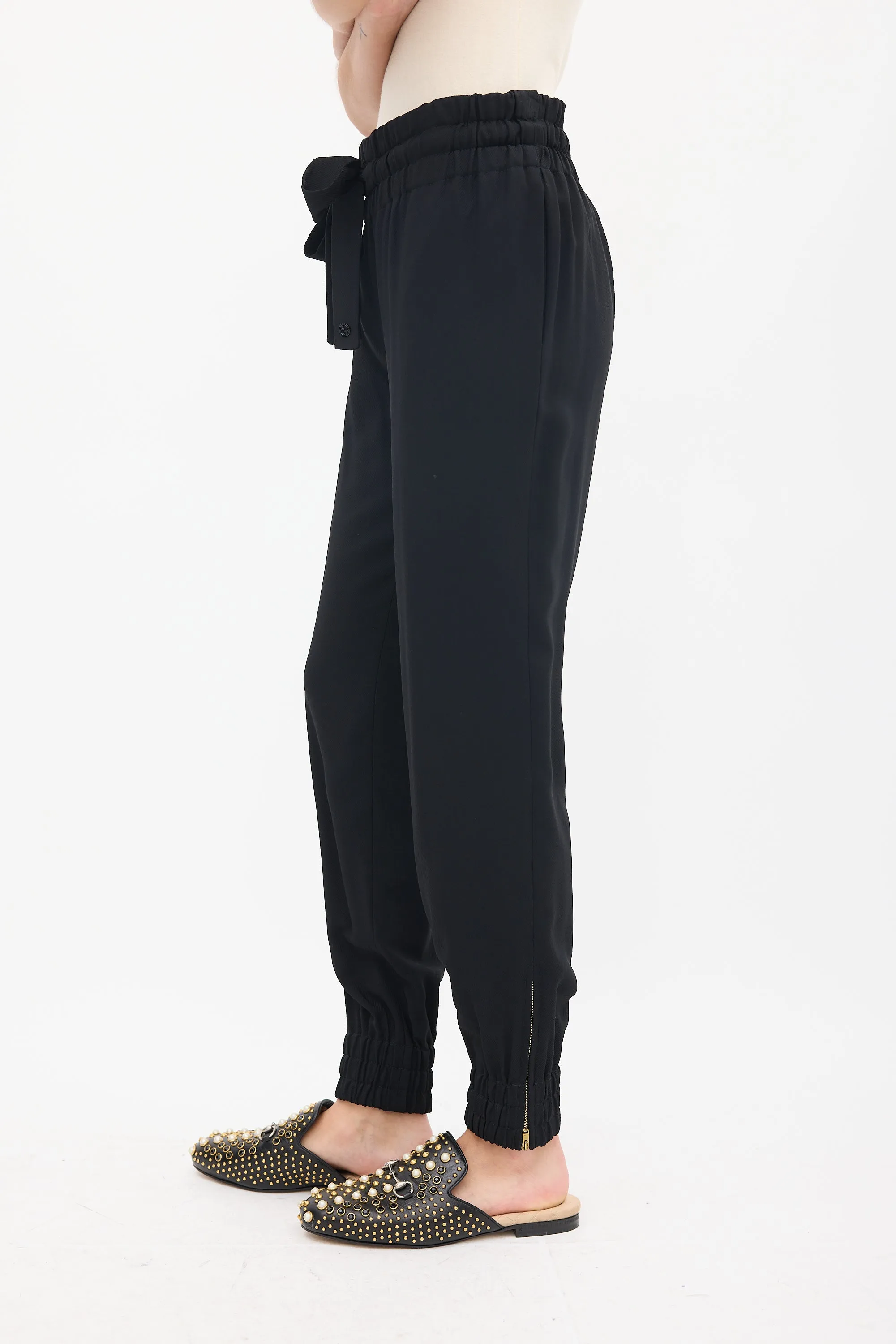 Black Drawstring Jogger