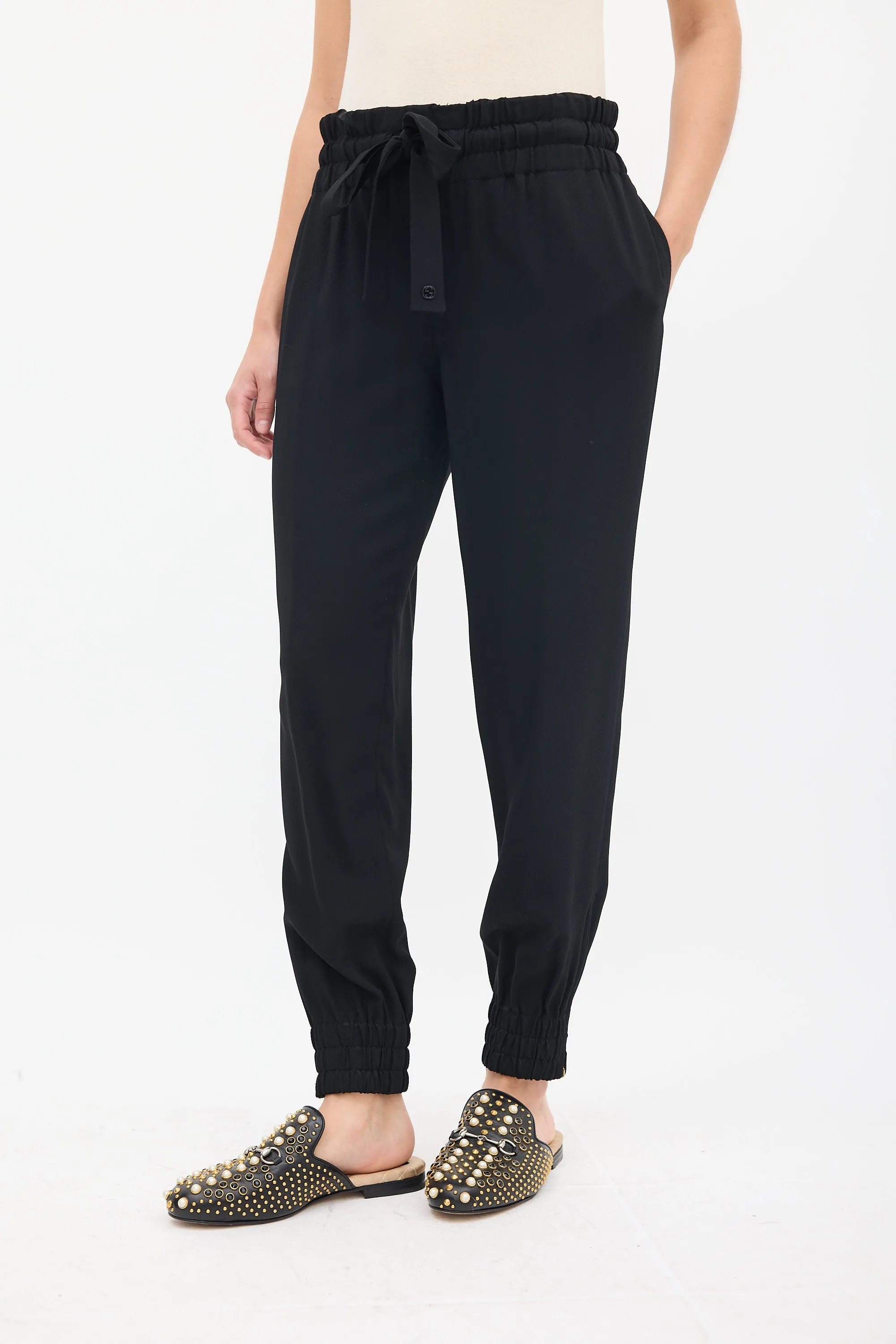 Black Drawstring Jogger