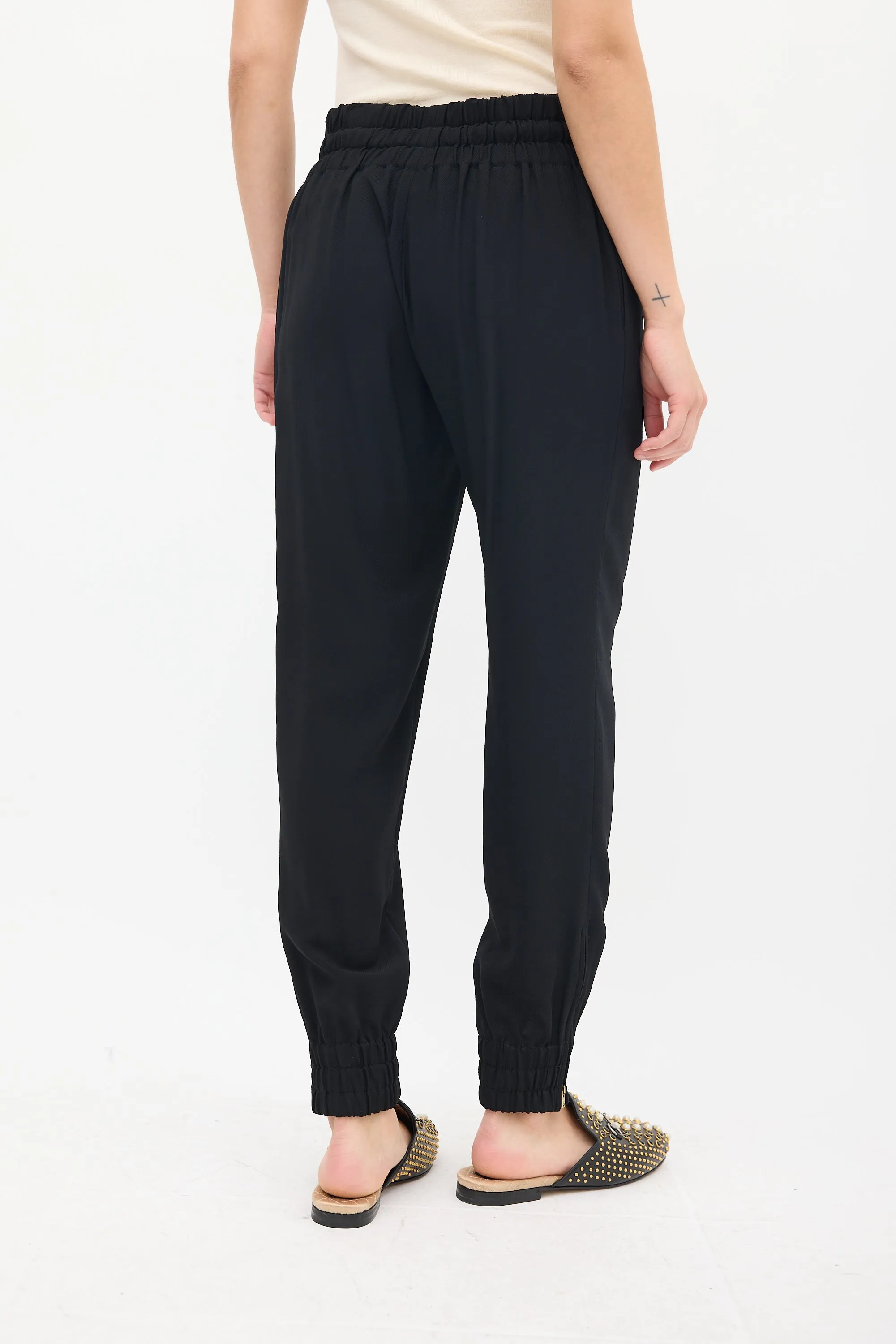 Black Drawstring Jogger