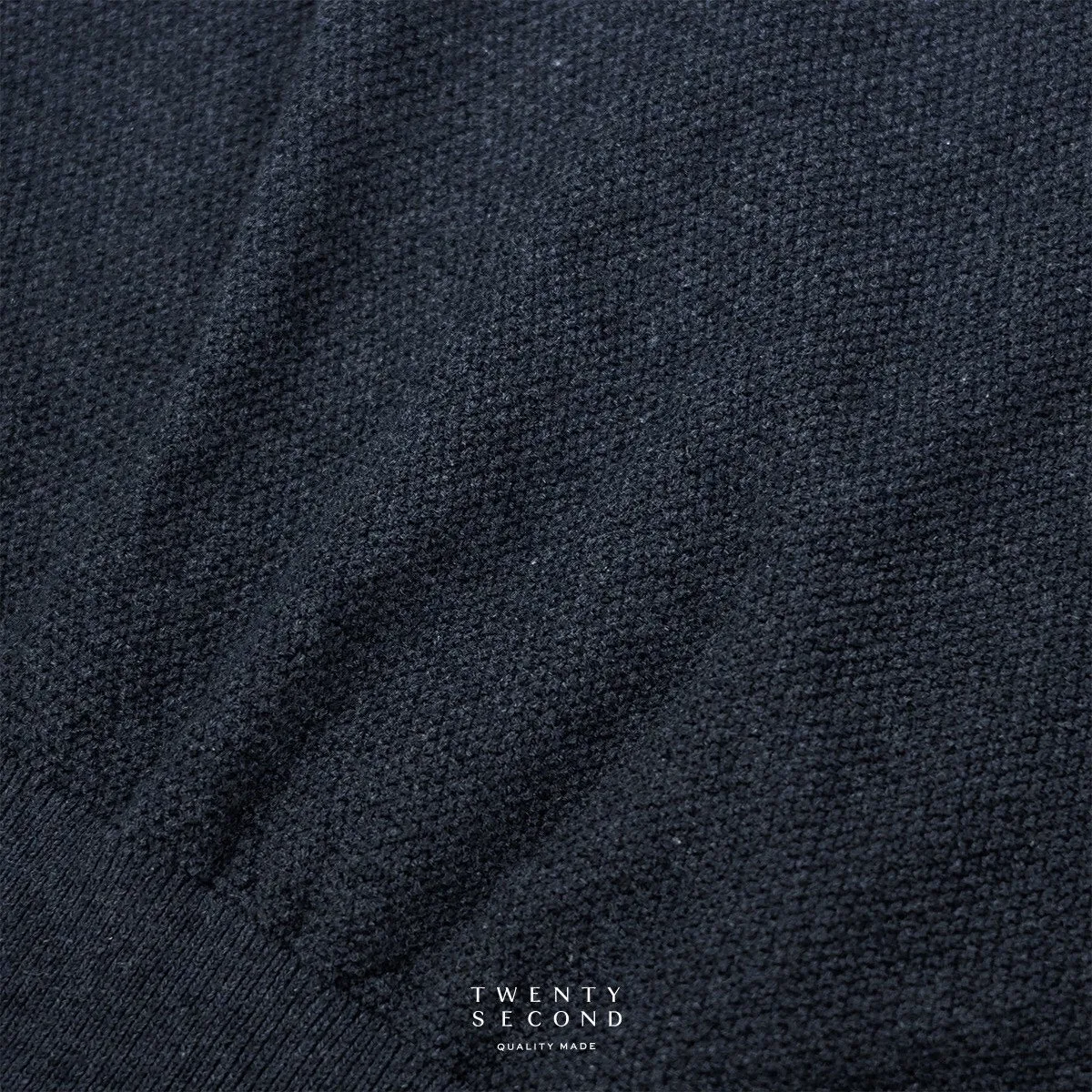BRANDON KNIT TEE - NAVY