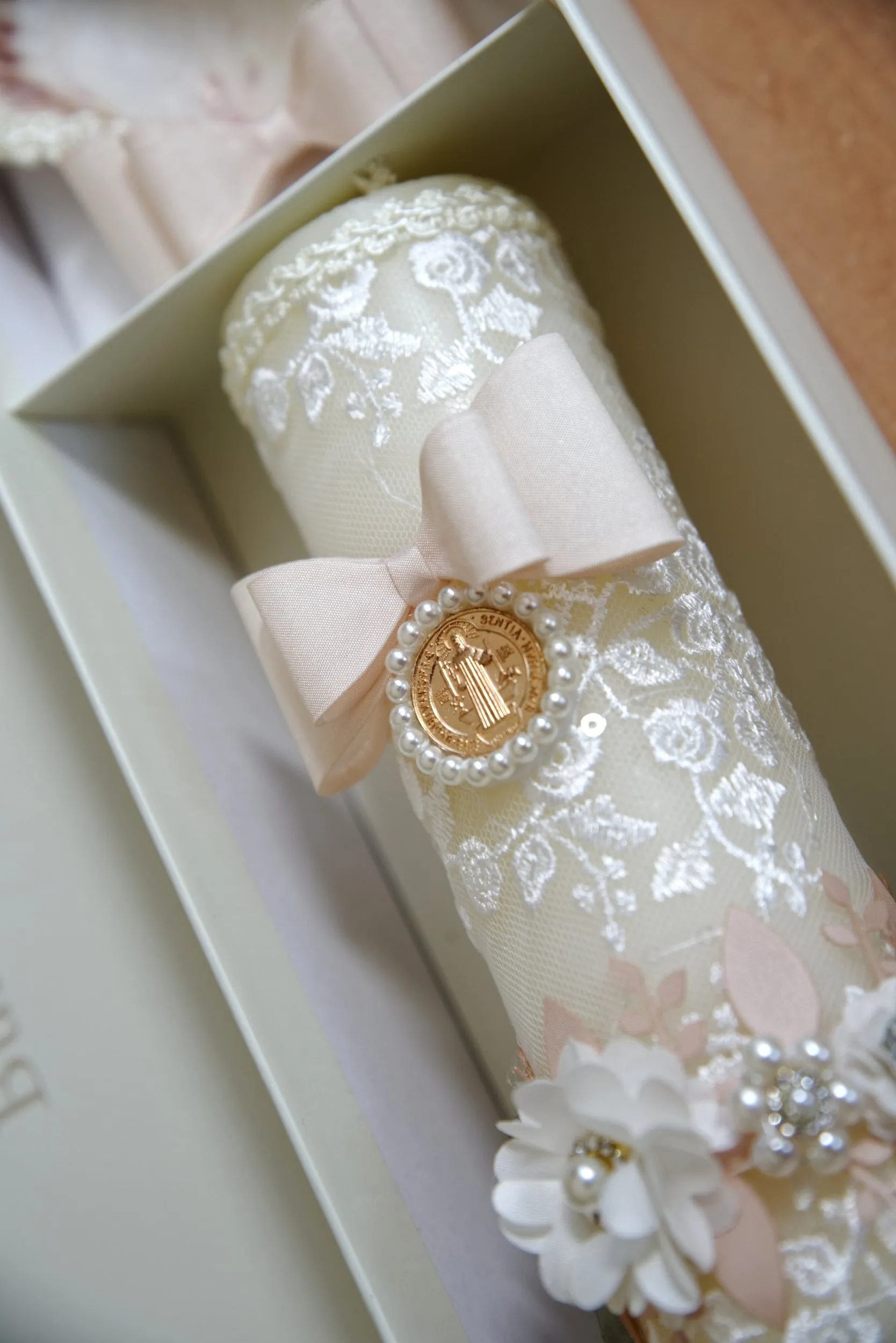 Christening Dress G043   Candle Set