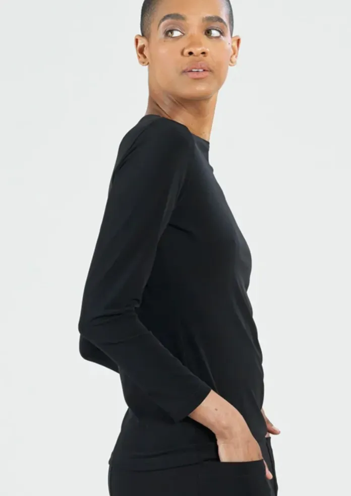 Clara SunWoo Long Sleeve Hi Neck Tee