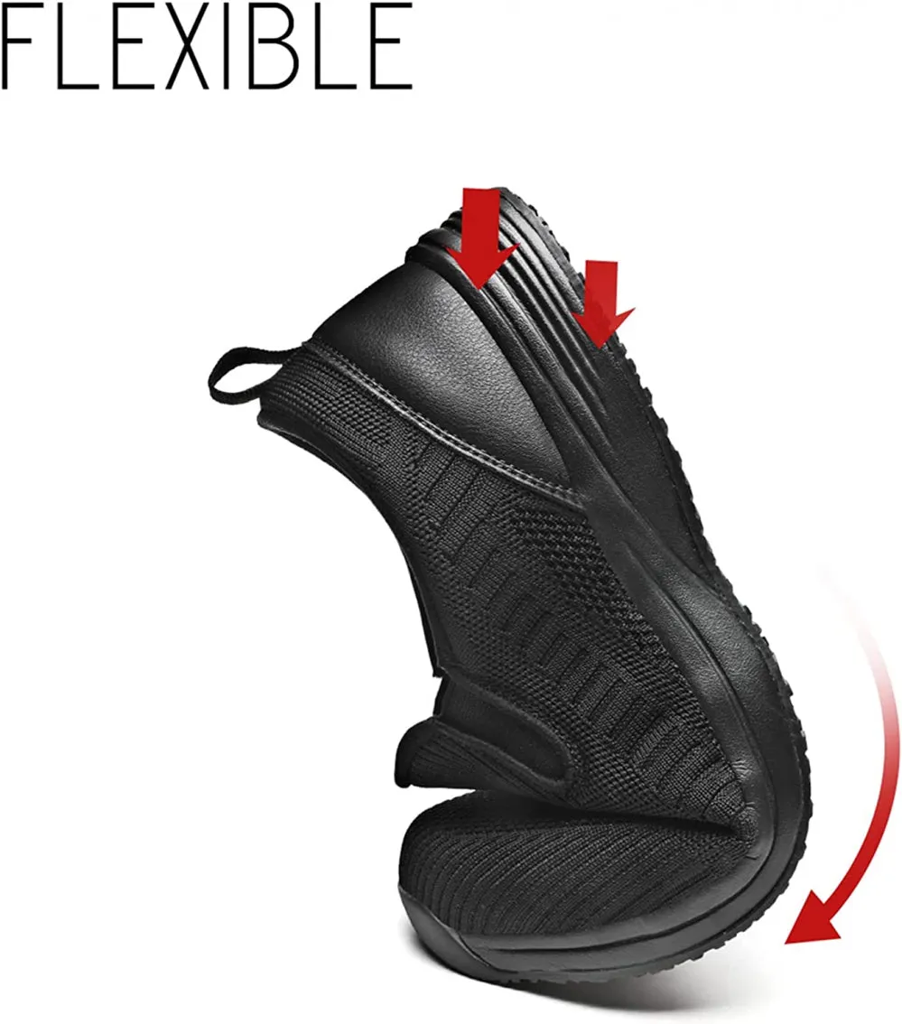DXINZHI Men'S Breathable Non Slip Food Service Work Shoes-Professi