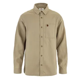 Fjallraven Ovik Relaxed Hemp Shirt LS Sand Stone