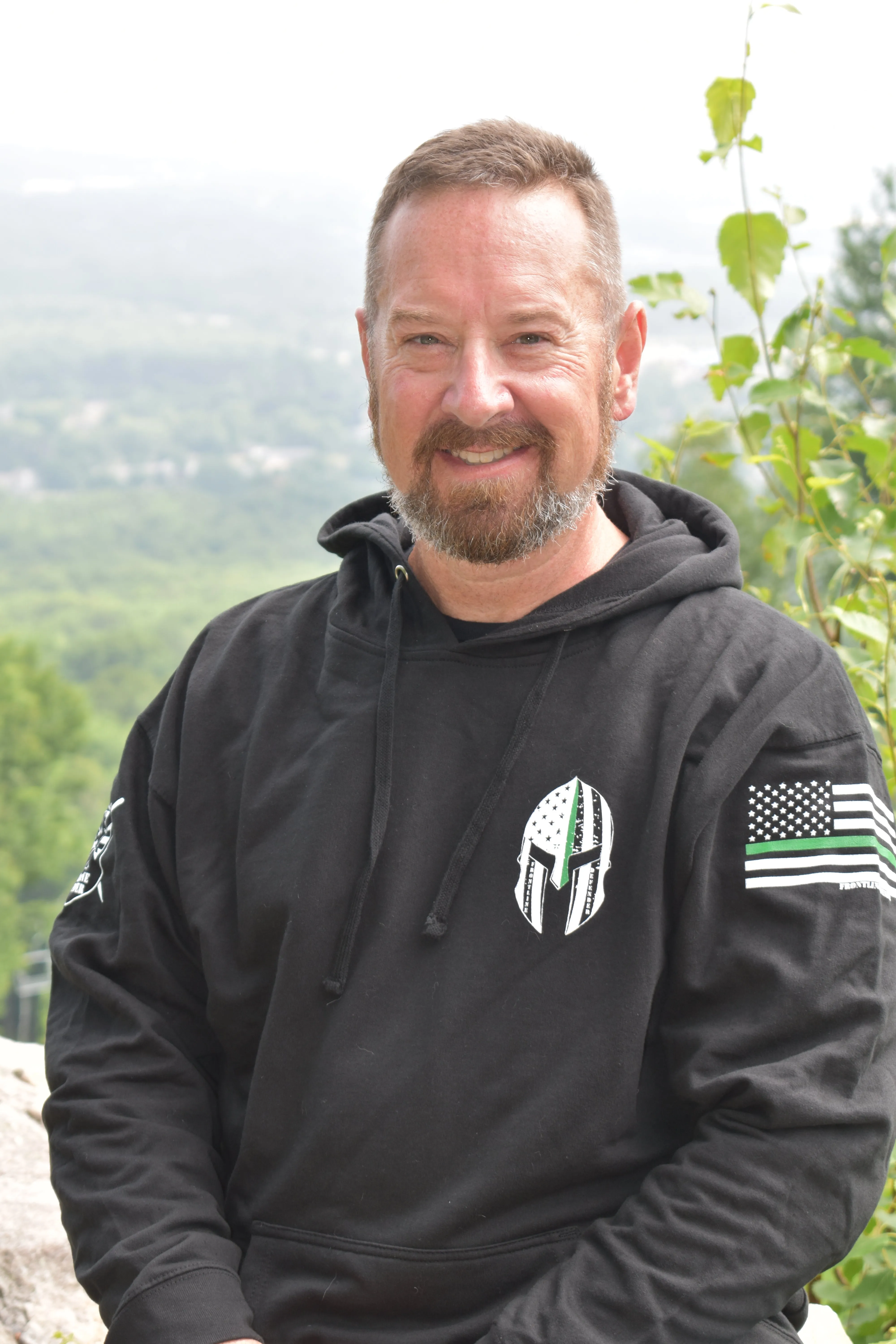 Green Line Warrior Hoodie