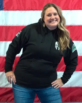 Green Line Warrior Hoodie