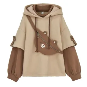 Harajuku Aesthetic Bear Hoodie