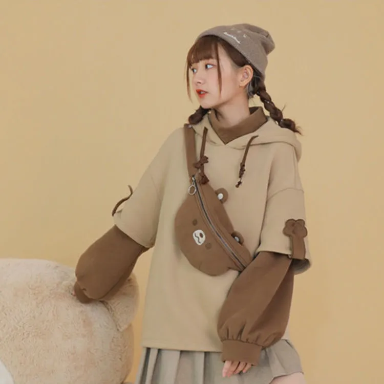 Harajuku Aesthetic Bear Hoodie