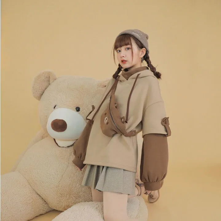 Harajuku Aesthetic Bear Hoodie