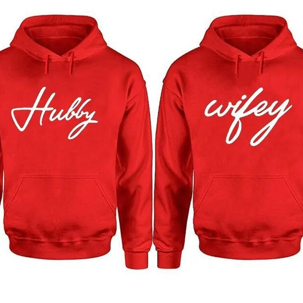 Hubby and wifey hoodies