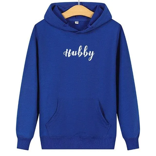 Hubby wifey couple hoodies