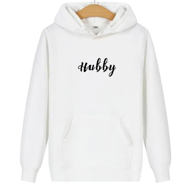 Hubby wifey couple hoodies