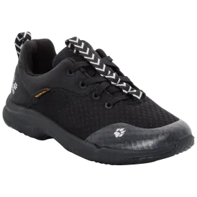Jack Wolfskin Girls Phoenix Texapore Low Shoes Hiking Trekking - Black