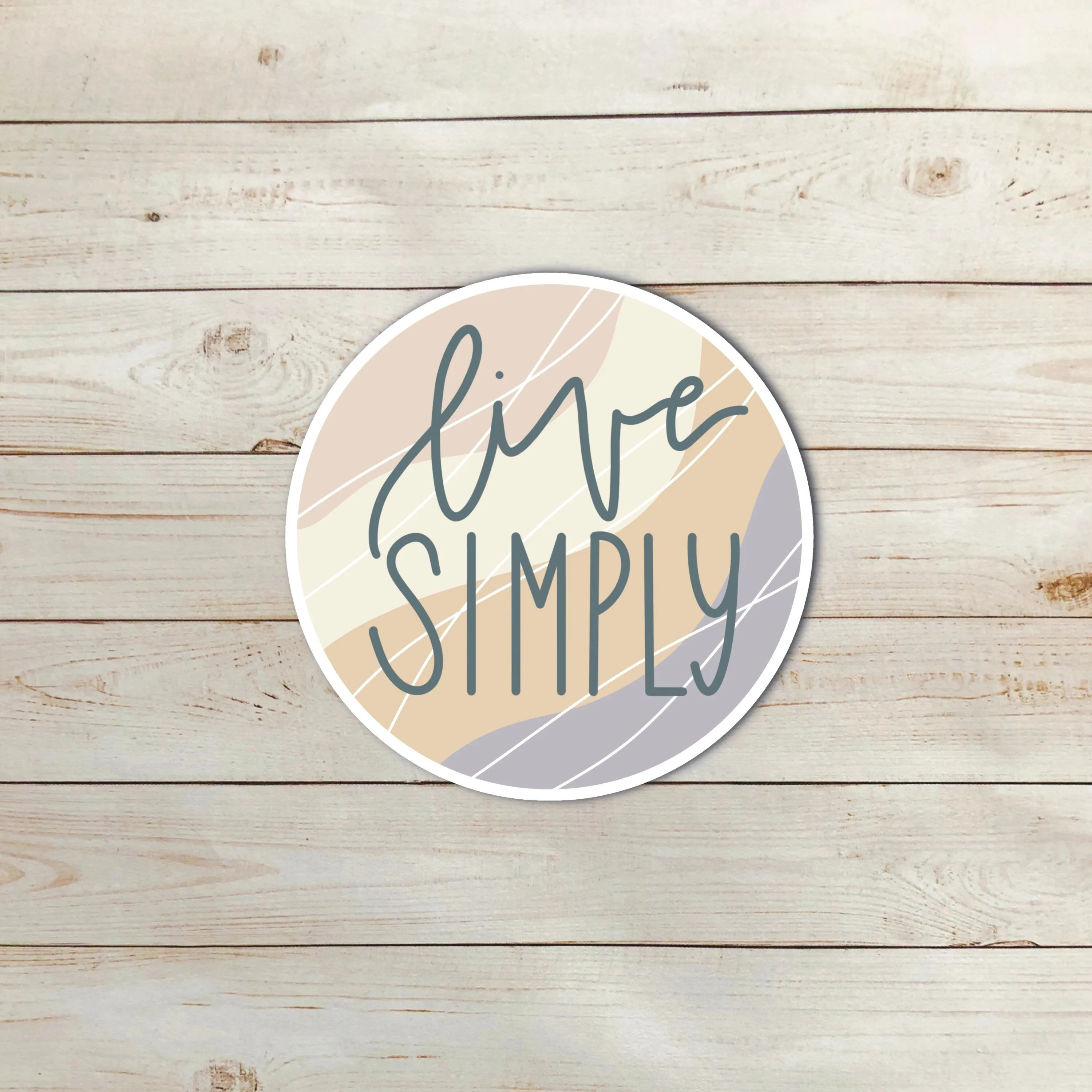 Live Simply Sticker