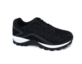 Mt. Emey 9705 Grey - Men's Knitted Athletic walking Shoe with Laces