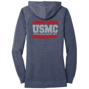 PAINT Ladies USMC Zip Hoodie