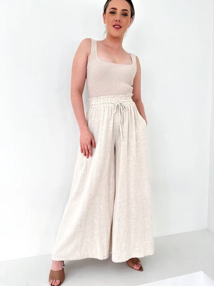 RELAXED WIDE LEG PANT