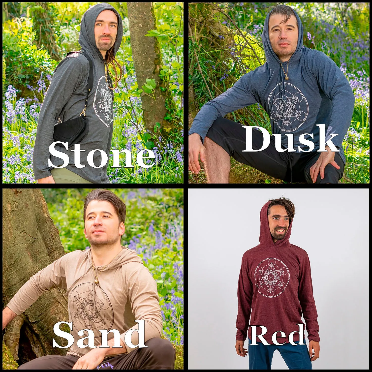 Shiva Hoodie - Metatrons Cube Print