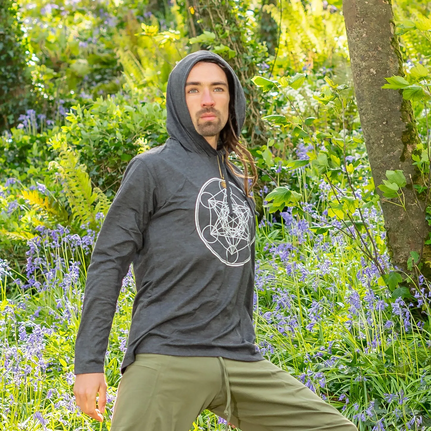 Shiva Hoodie - Metatrons Cube Print