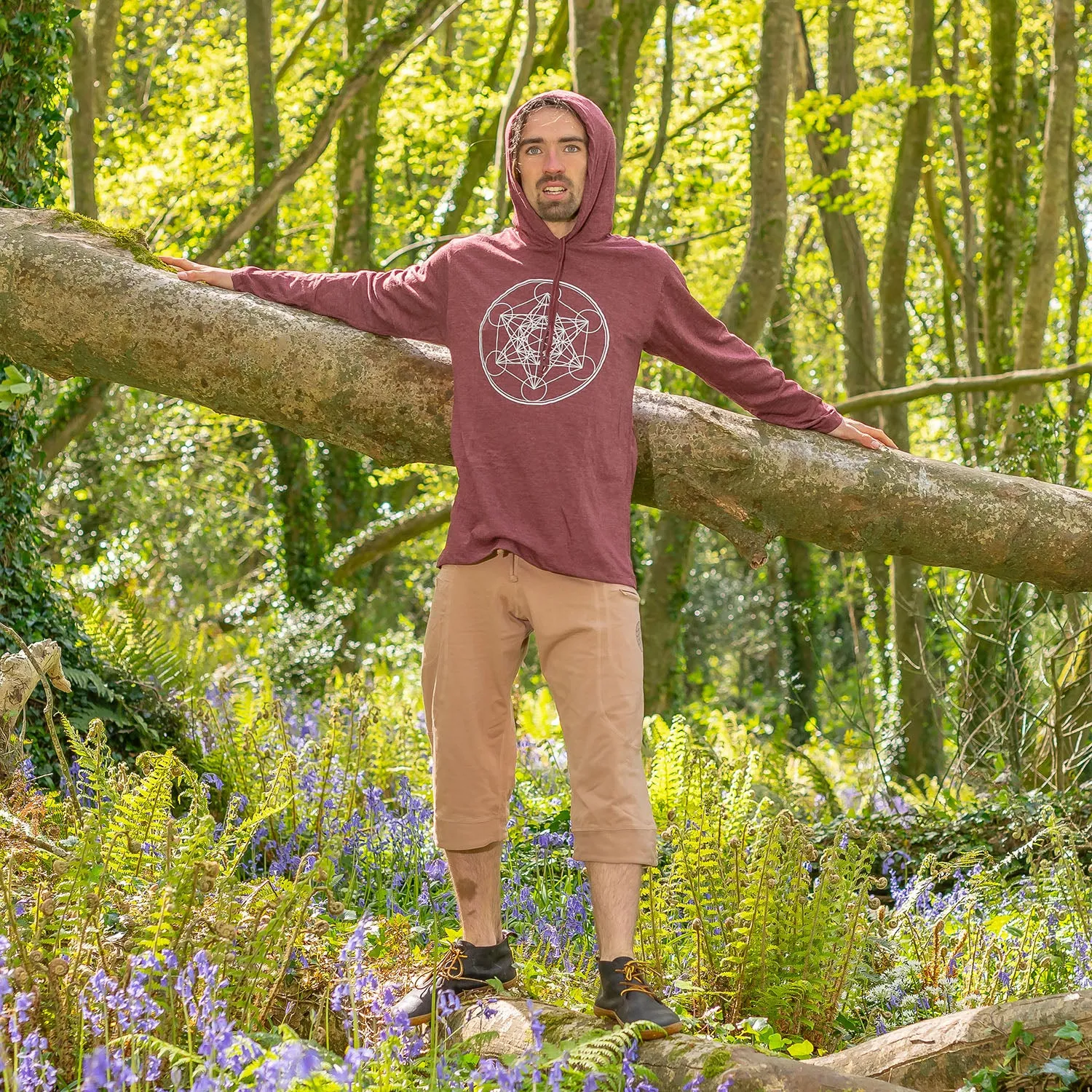 Shiva Hoodie - Metatrons Cube Print