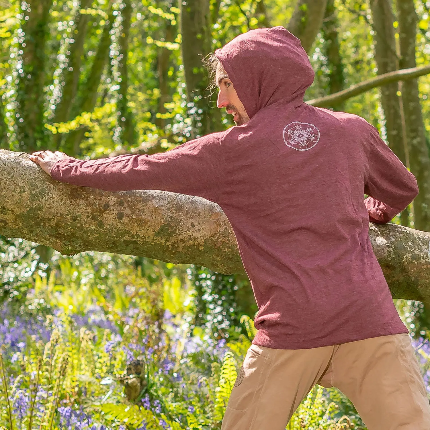 Shiva Hoodie - Metatrons Cube Print