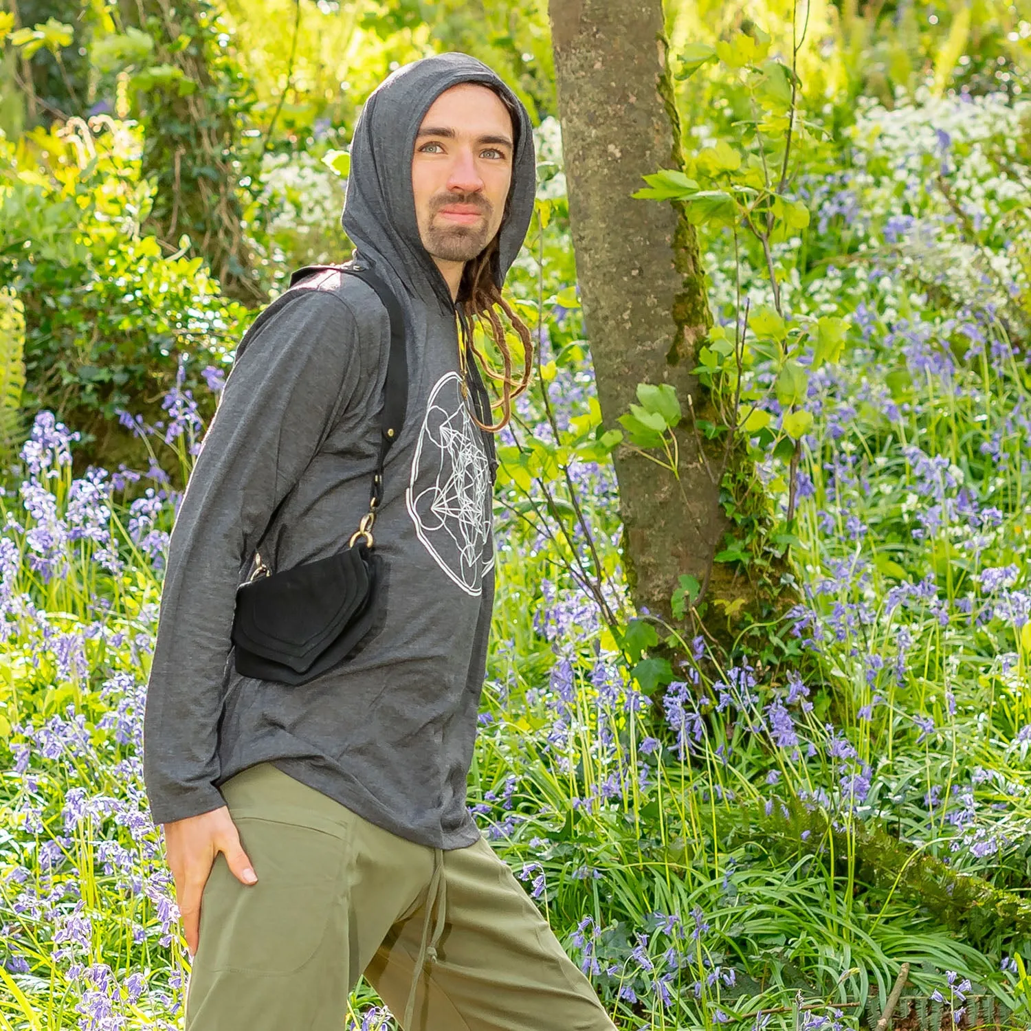 Shiva Hoodie - Metatrons Cube Print