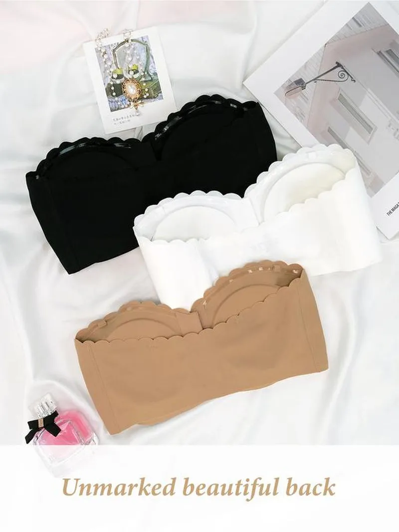 Women'S Strapless Bra, Fashion Comfortable Breathable Bra, Women'S Lingerie for All Seasons