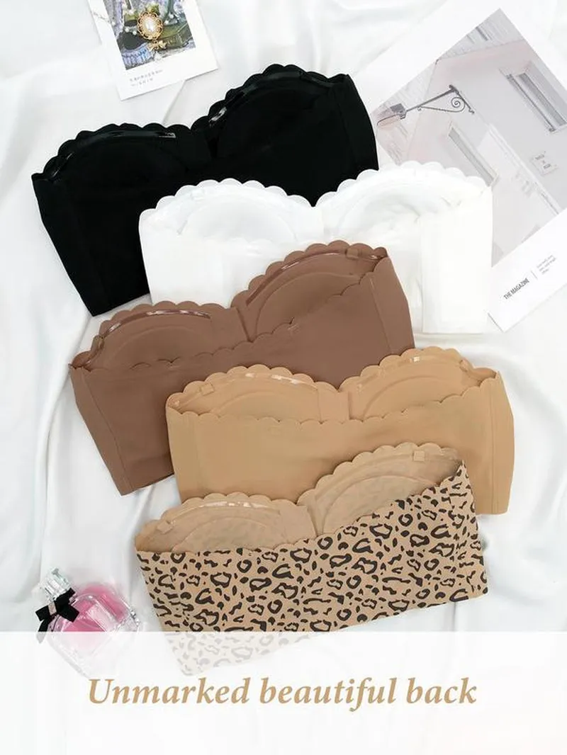 Women'S Strapless Bra, Fashion Comfortable Breathable Bra, Women'S Lingerie for All Seasons
