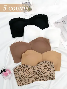 Women'S Strapless Bra, Fashion Comfortable Breathable Bra, Women'S Lingerie for All Seasons