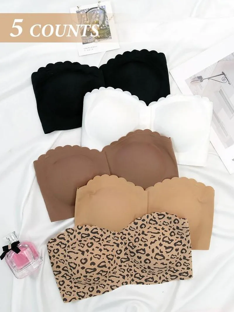 Women'S Strapless Bra, Fashion Comfortable Breathable Bra, Women'S Lingerie for All Seasons